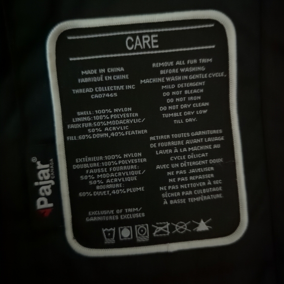 men Pajar winter jacket down filled - Picture 2 of 8